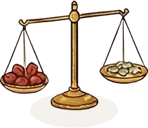 傳統天秤插圖